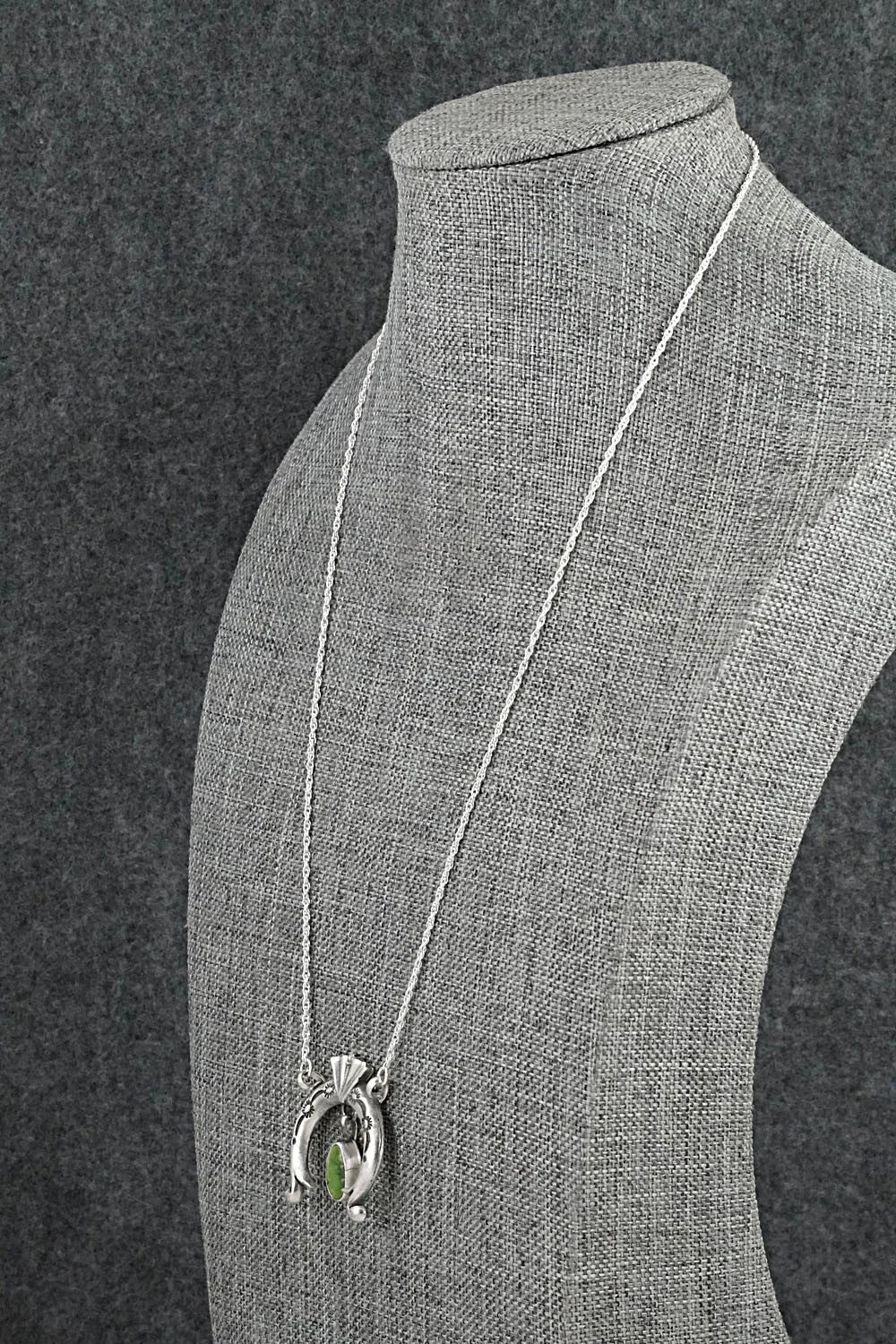 Turquoise & Sterling Silver Necklace - Gary Shorty