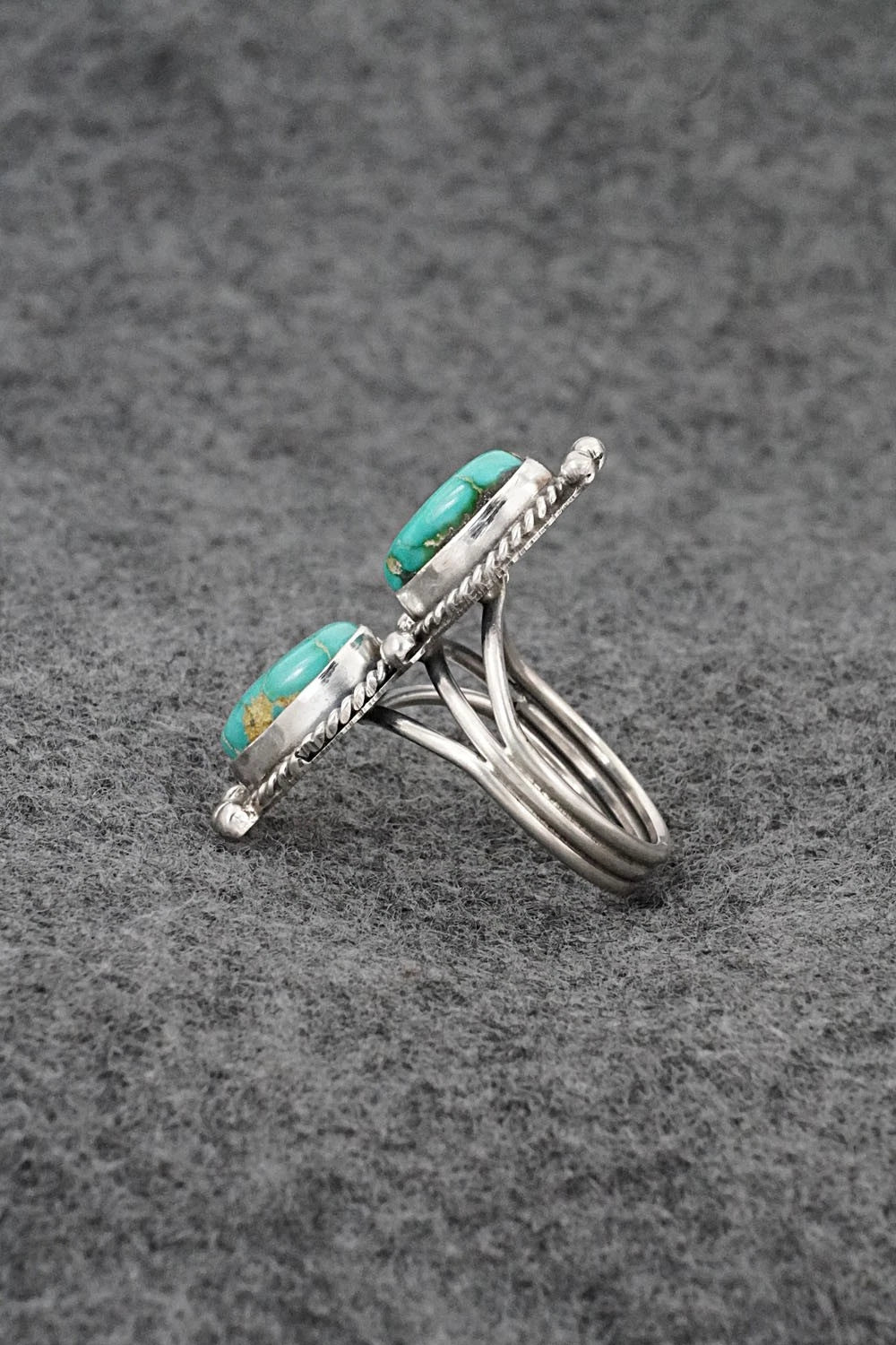 Turquoise & Sterling Silver Ring - Rena Begay - Size 6