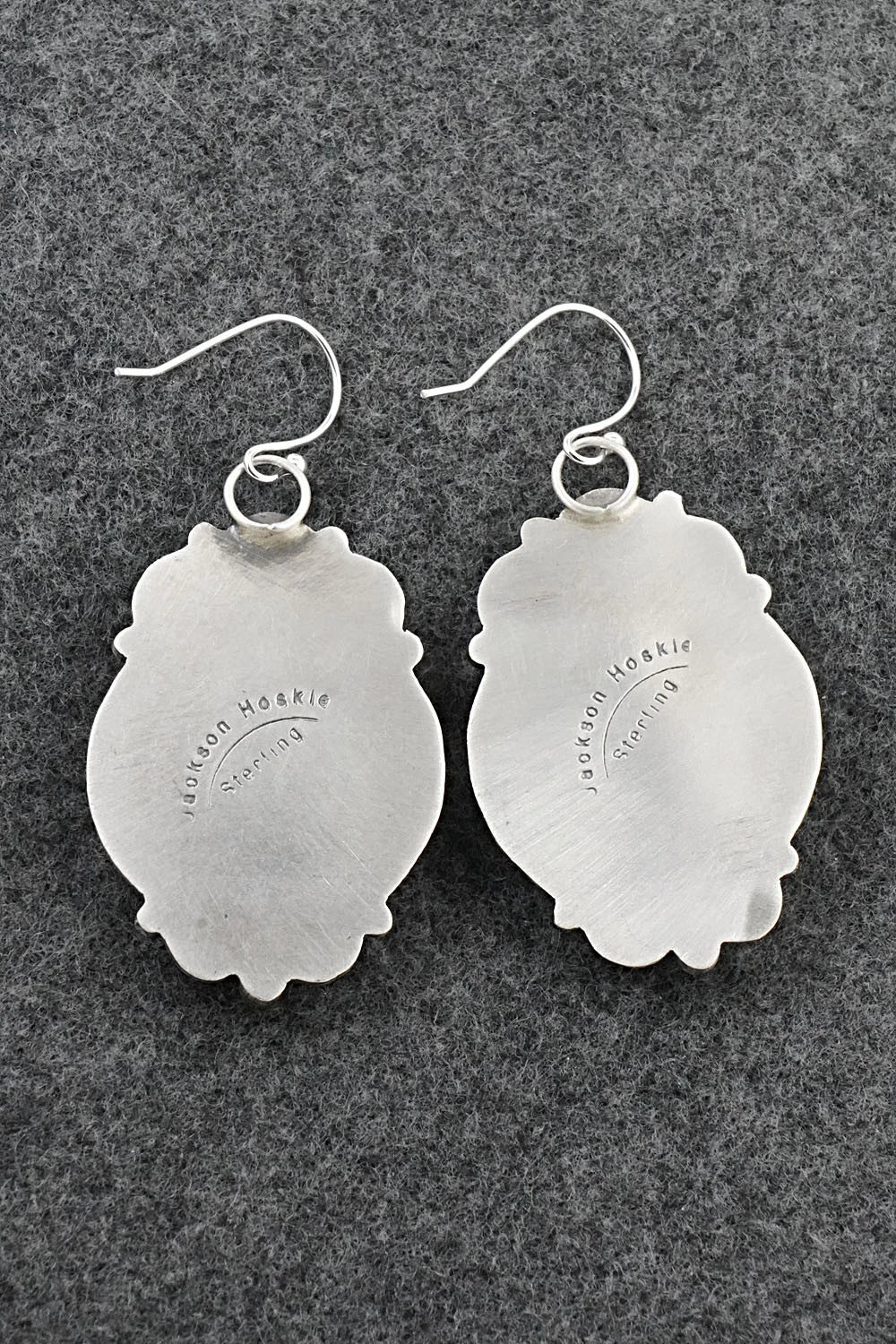 Turquoise & Sterling Silver Earrings - Jackson Hoskie