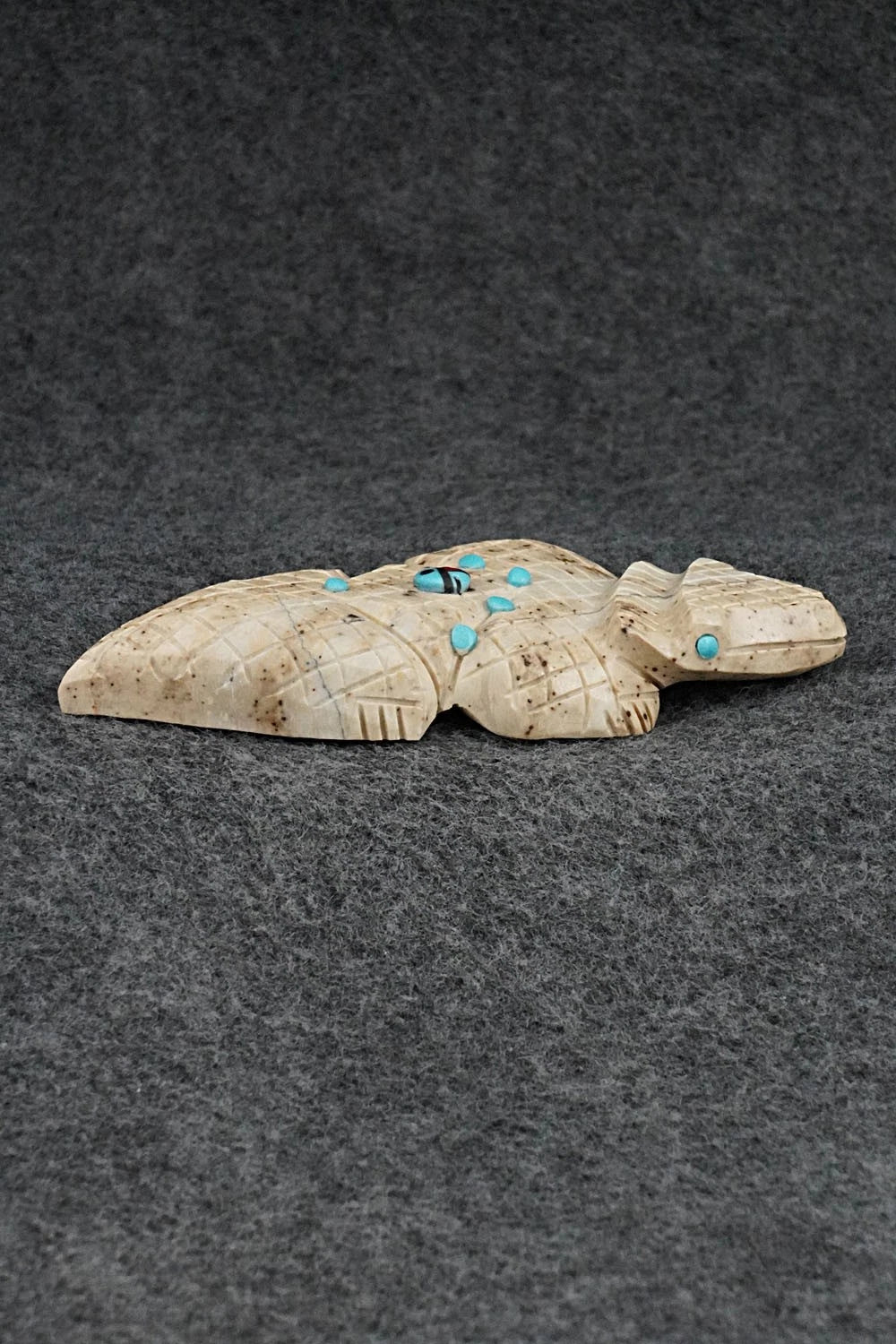 Horned Toad Zuni Fetish Carving - Danette Laate