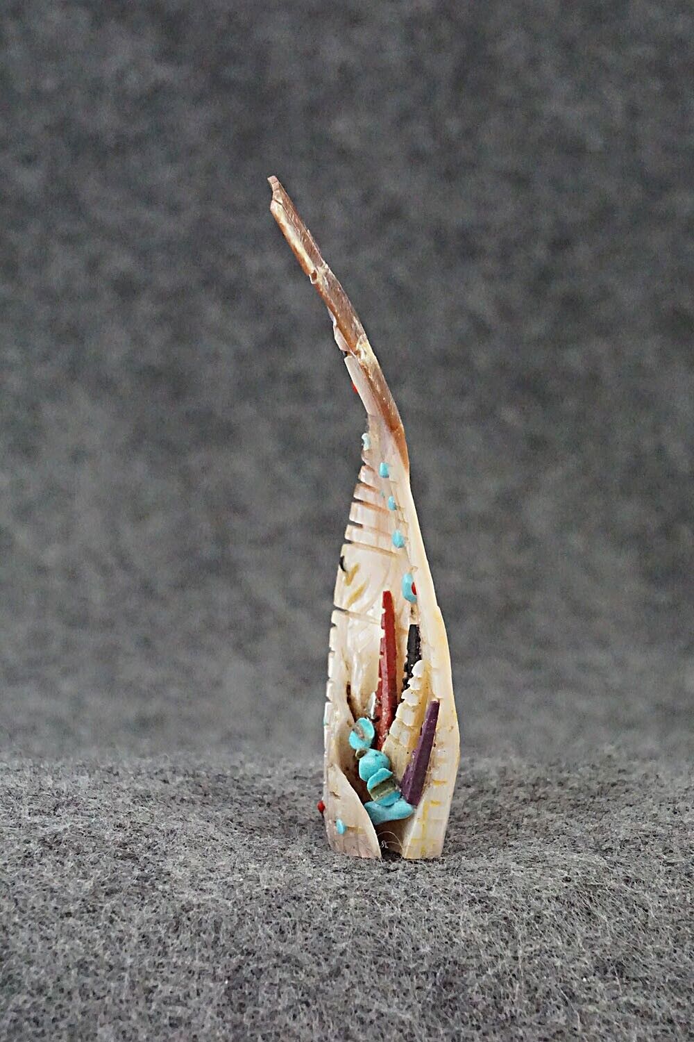 Corn Maiden Zuni Fetish Carving - Carl Etsate