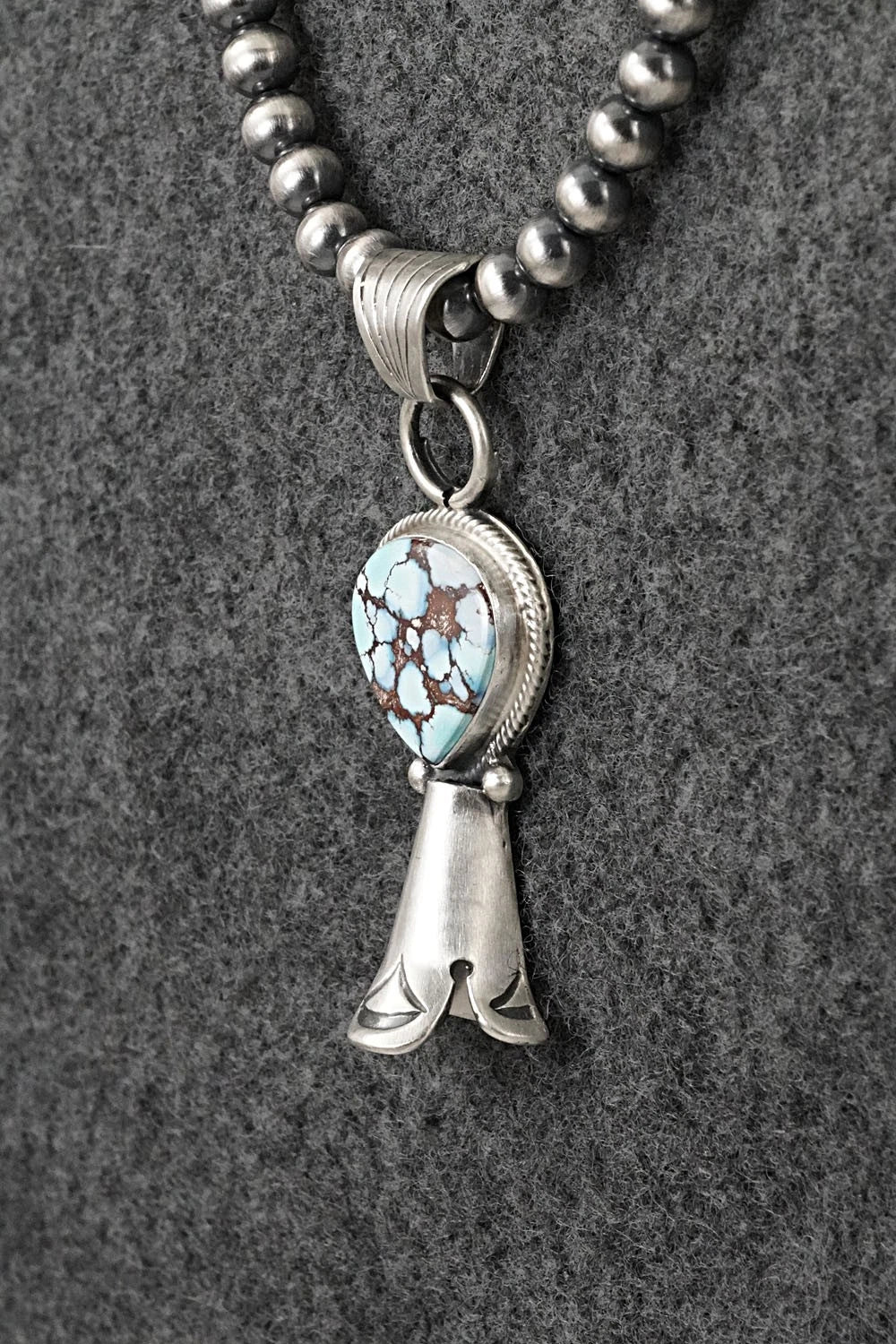 Turquoise & Sterling Silver Necklace - Sharon McCarthy