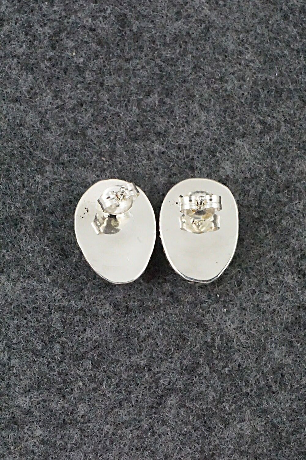 Turquoise & Sterling Silver Earrings - Marco Begaye
