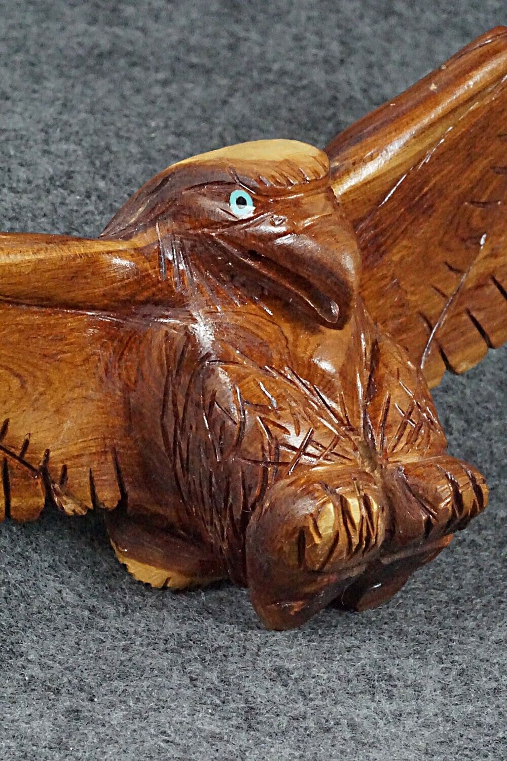 Eagle Zuni Fetish Carving - Chris Nastacio