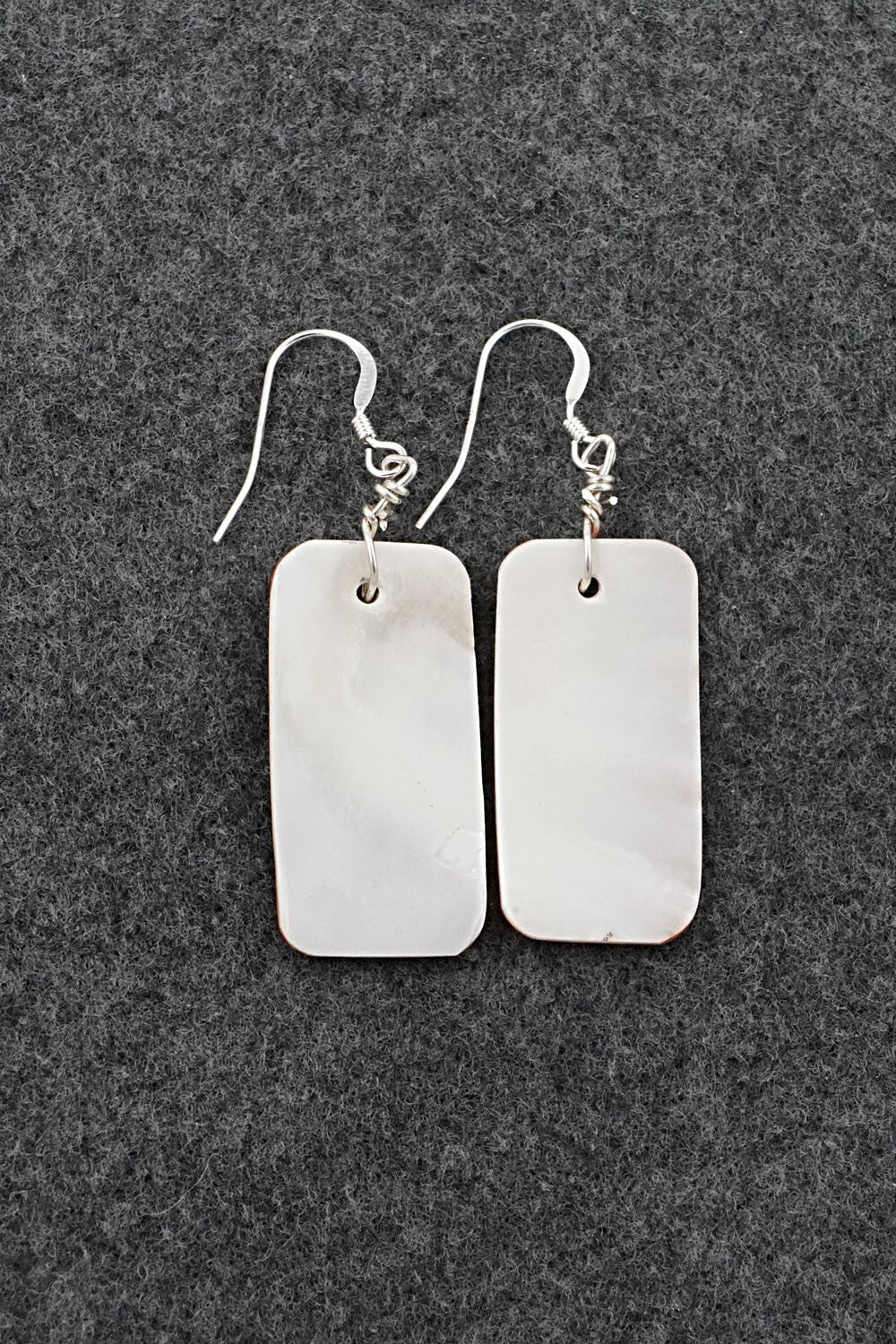 Spiny Oyster & Sterling Silver Earrings - Louise Joe
