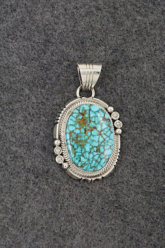 Turquoise & Sterling Silver Pendant - Daniel Benally