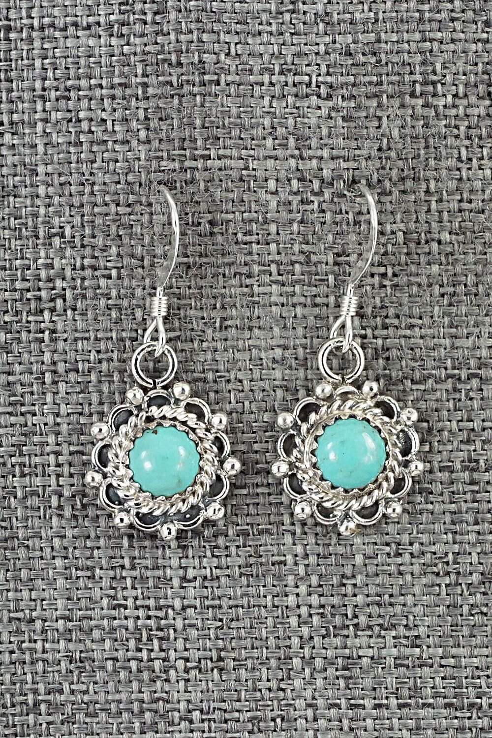 Turquoise & Sterling Silver Earrings - Emery Spencer