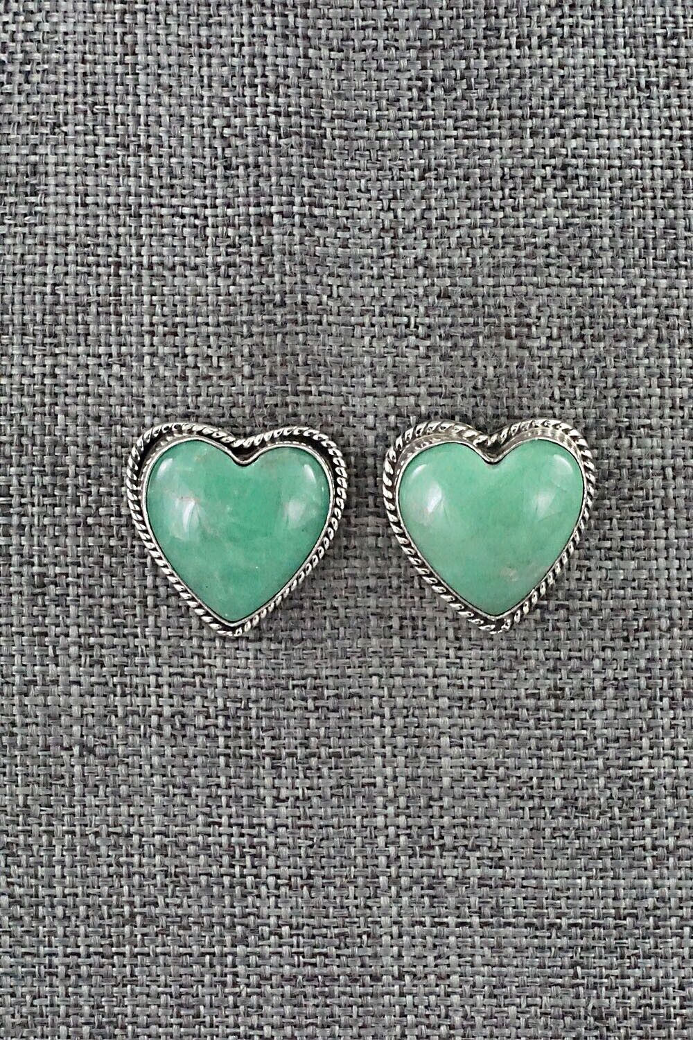 Turquoise and Sterling Silver Earrings - Sharon McCarthy
