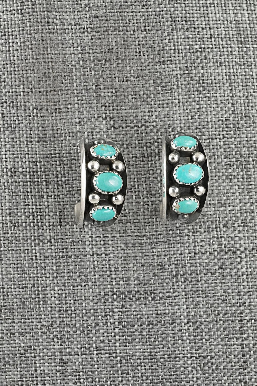 Turquoise & Sterling Silver Earrings - Paul Largo