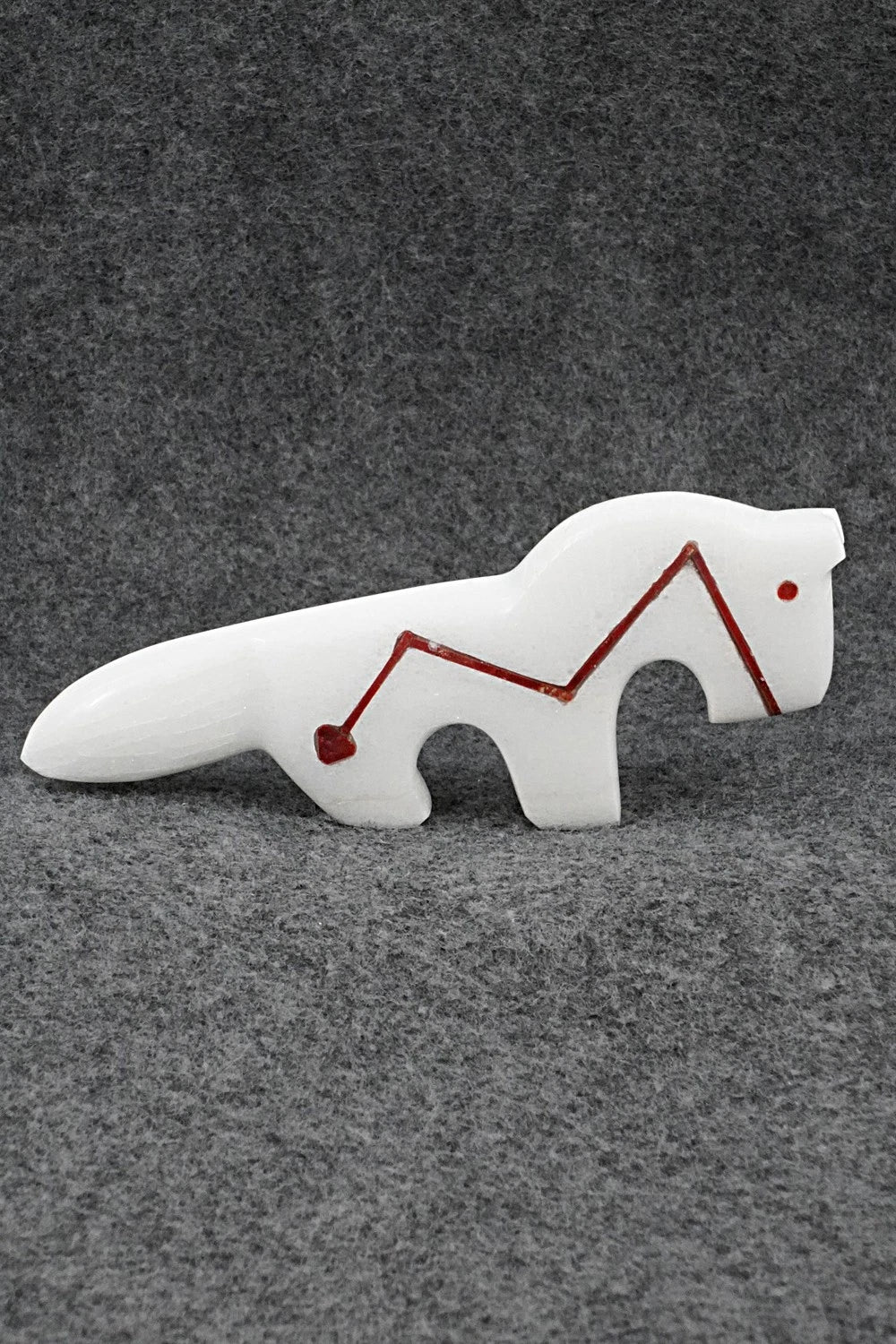 Horse Zuni Fetish Carving - Kenric Laiwakete