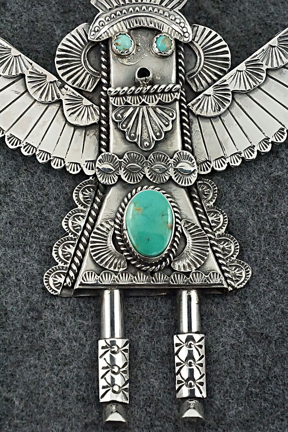 Turquoise & Sterling Silver Necklace - Garrett Hale