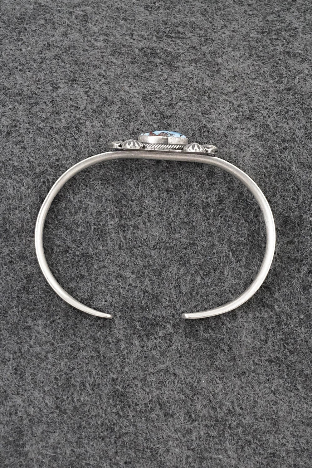 Turquoise & Sterling Silver Bracelet - Genevieve Francisco