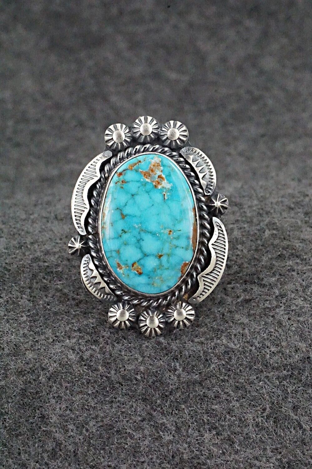 Turquoise & Sterling Silver Necklace Set - Raymond Delgarito