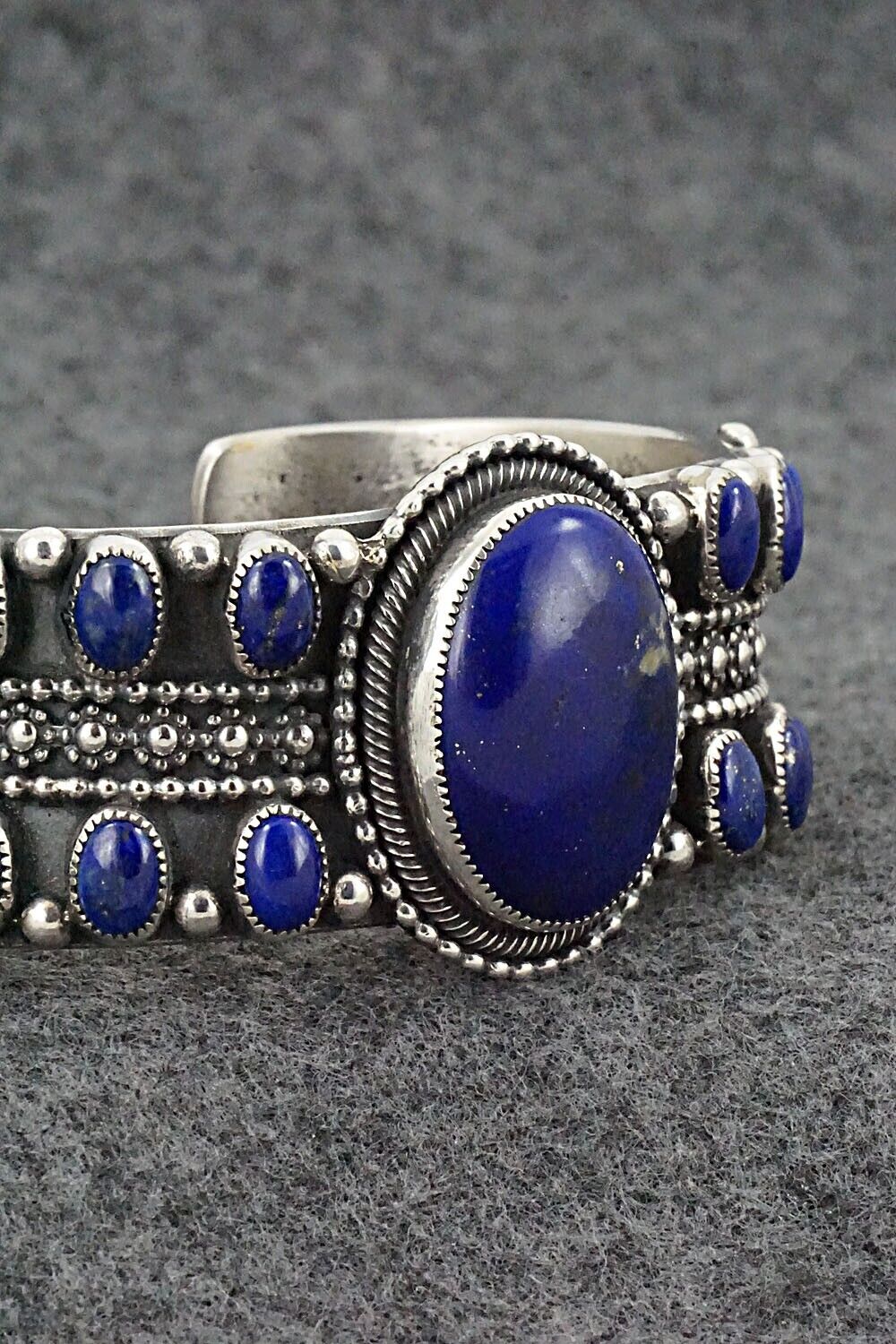 Lapis & Sterling Silver Bracelet - Myron Etsitty