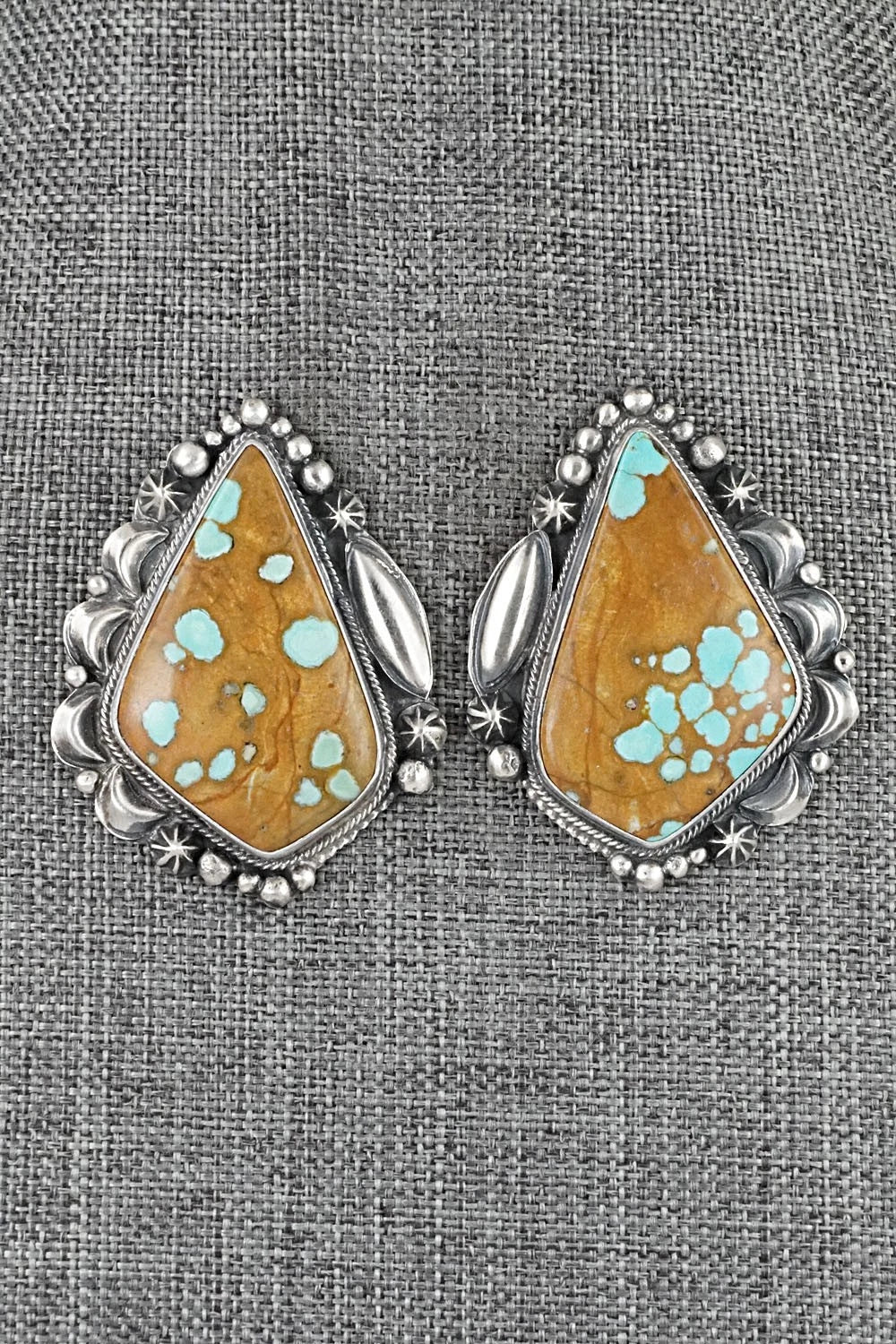 Turquoise & Sterling Silver Necklace and Earrings Set - Bob Becenti