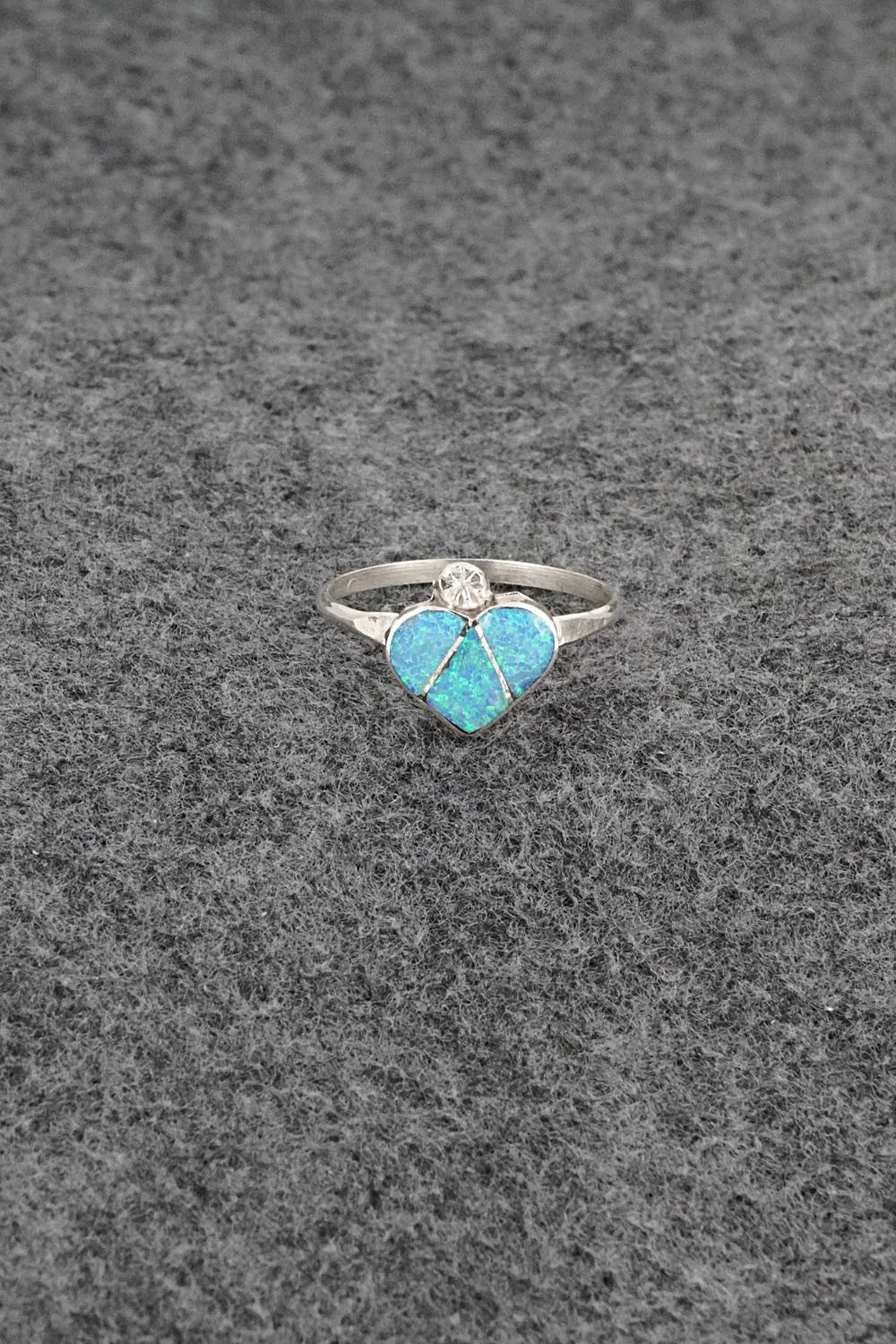 Opalite & Sterling Silver Ring - Ola Eriacho - Size 9