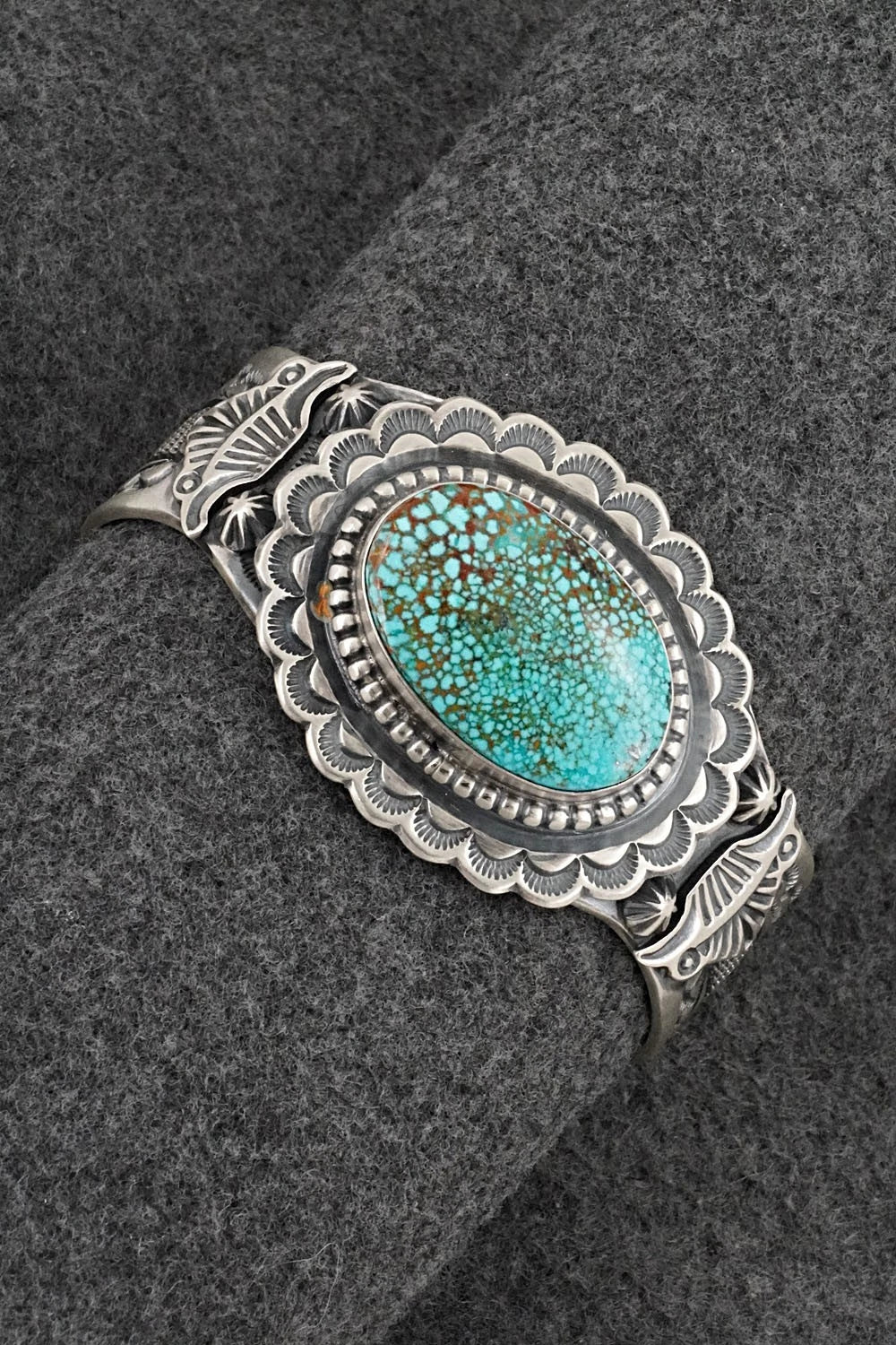 Turquoise & Sterling Silver Bracelet - Randy Boyd