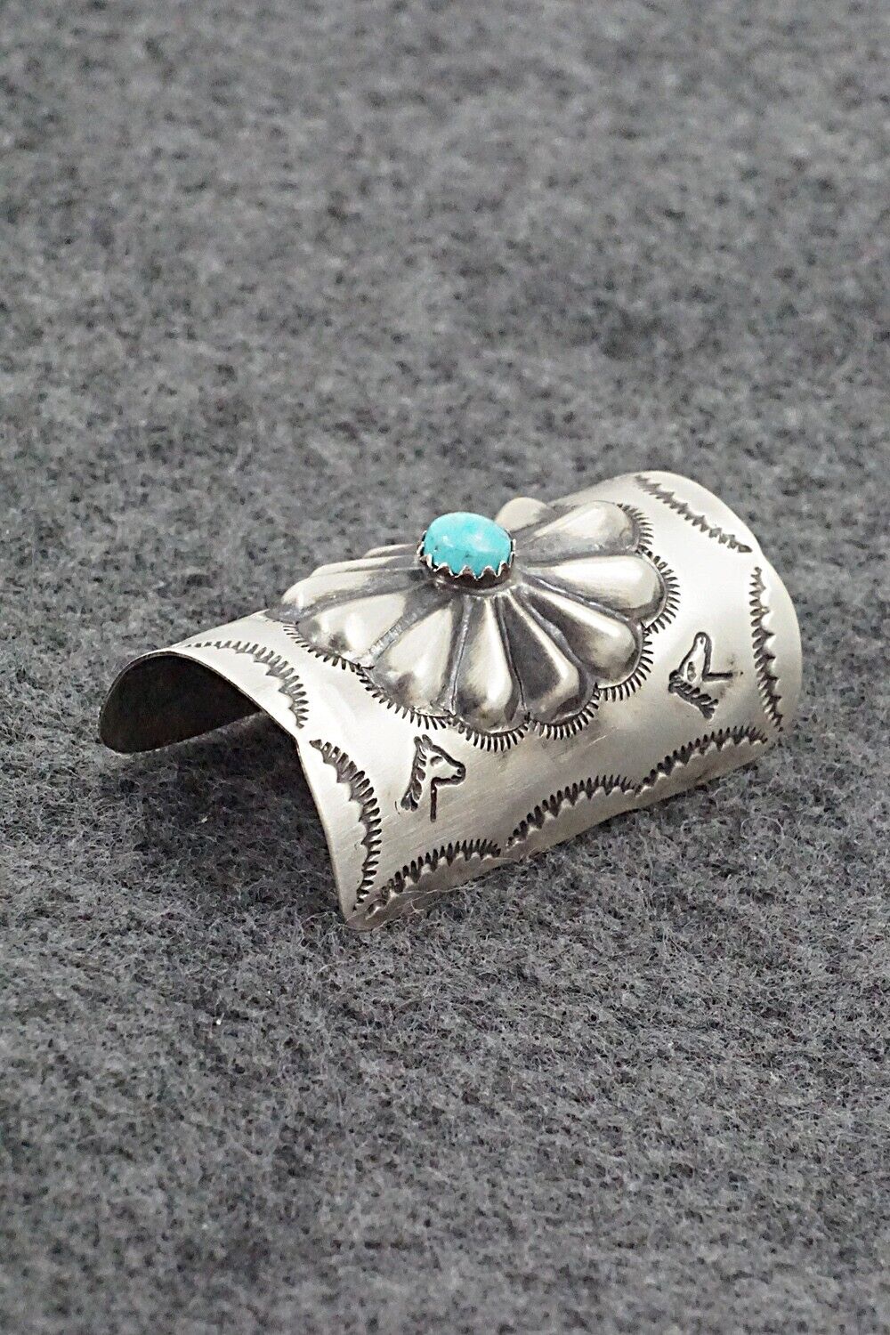 Turquoise & Sterling Silver Hair Pin - Arlene Soce