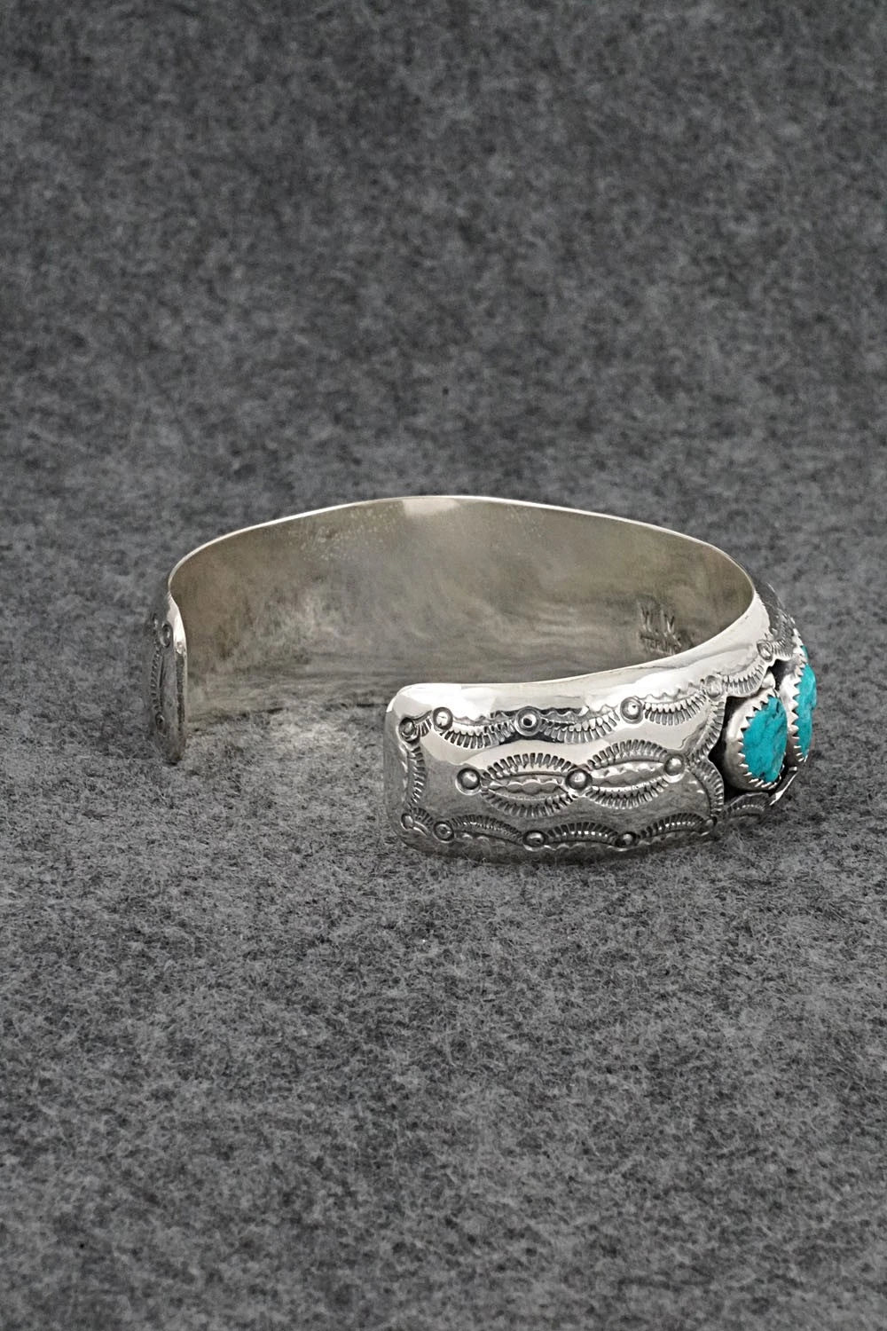Turquoise & Sterling Silver Bracelet - Wilbert Muskett Sr.