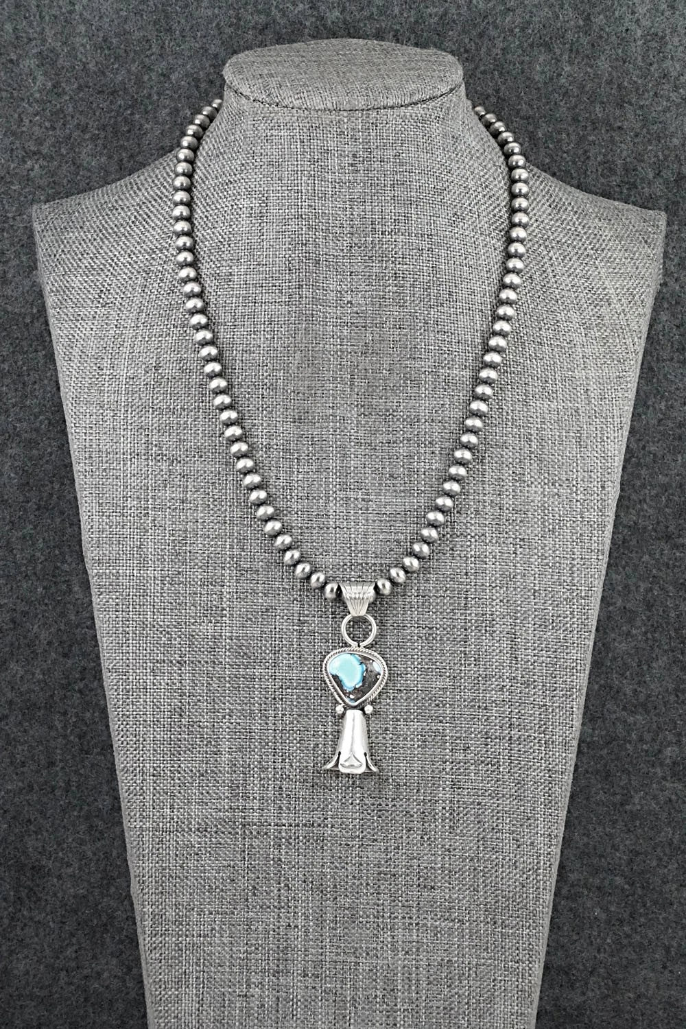 Turquoise & Sterling Silver Necklace - Sharon McCarthy