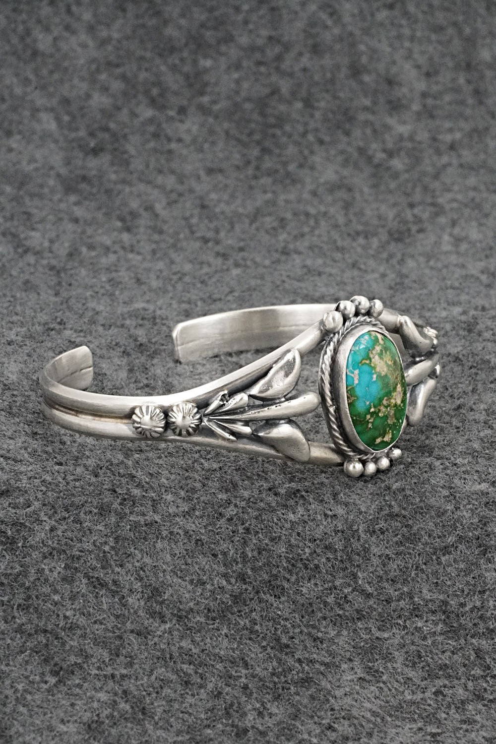 Turquoise & Sterling Silver Bracelet - Bobby Platero