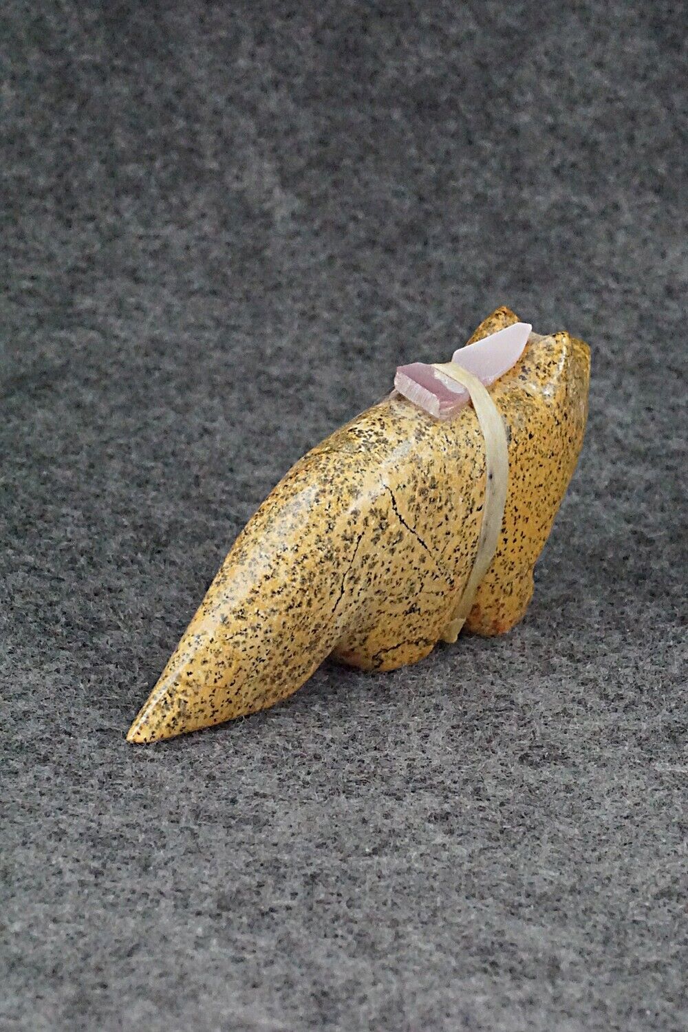 Wolf Zuni Fetish Carving - Delvin Leekya