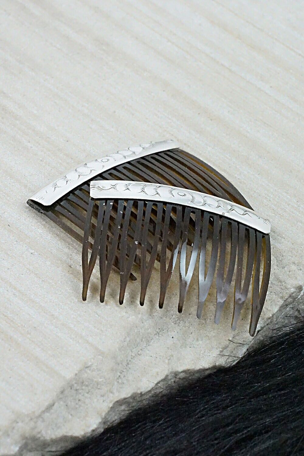 Sterling Silver Hair Combs - Randall Dalgai