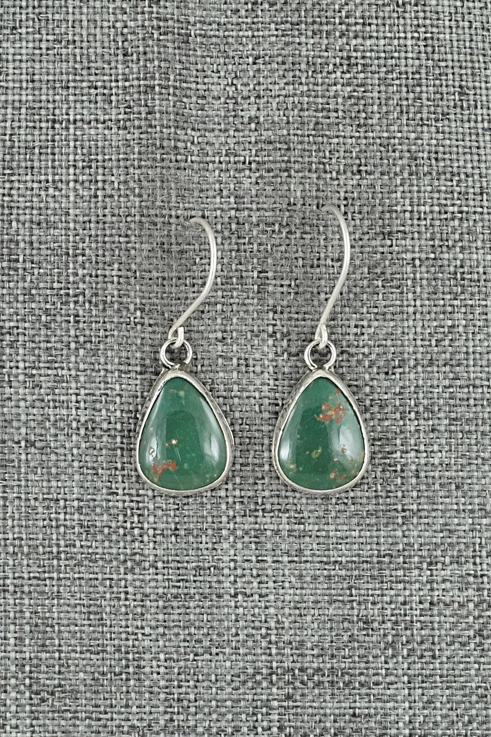 Turquoise & Sterling Silver Earrings - Rosemary Saunders