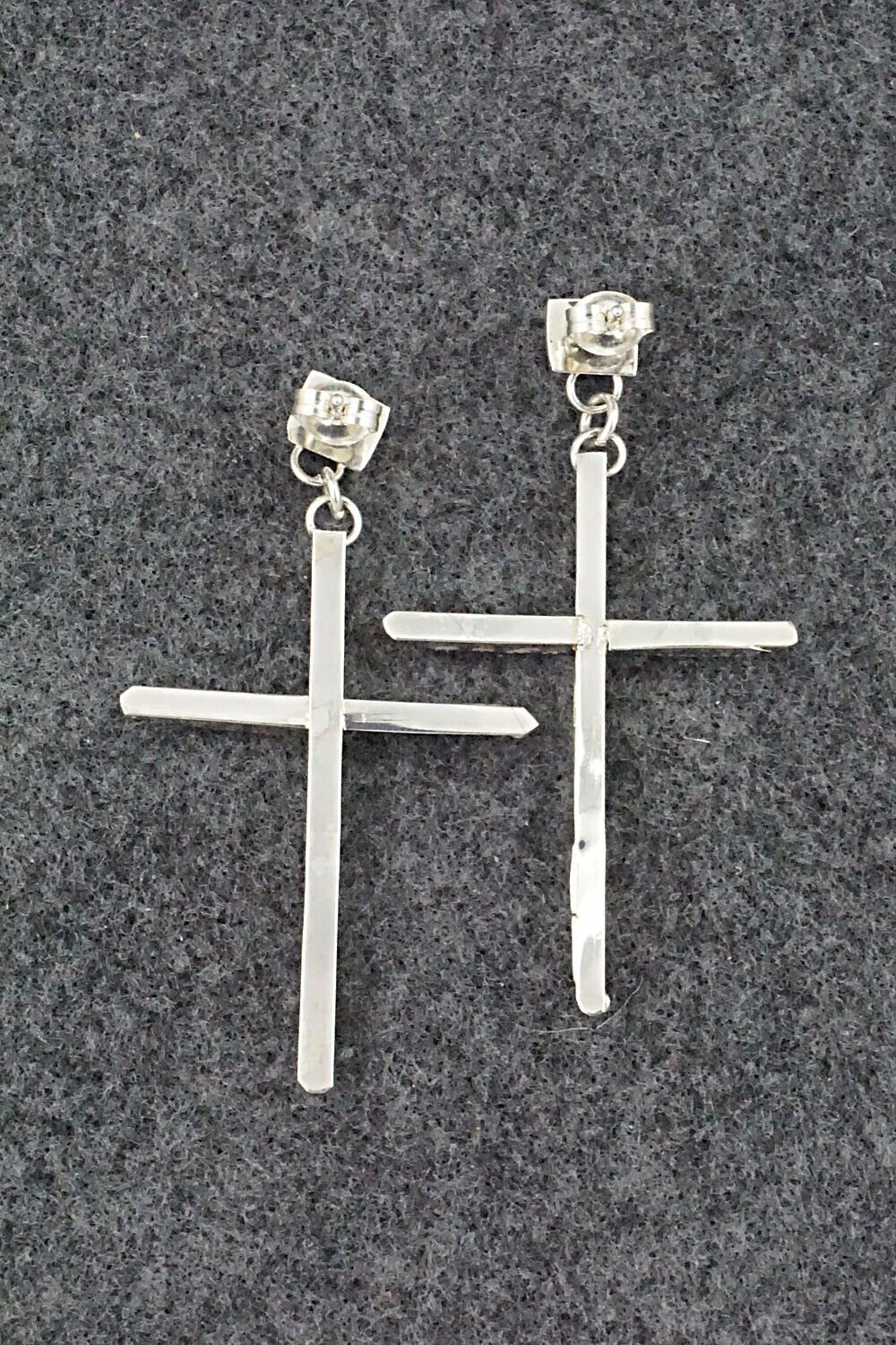 Turquoise & Sterling Silver Earrings - Ashley Laate