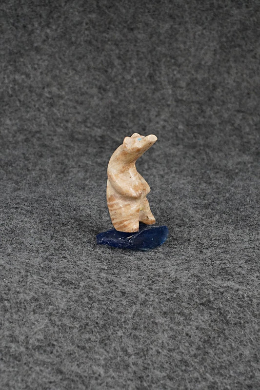Bear Zuni Fetish Carving - Cletus Natewa