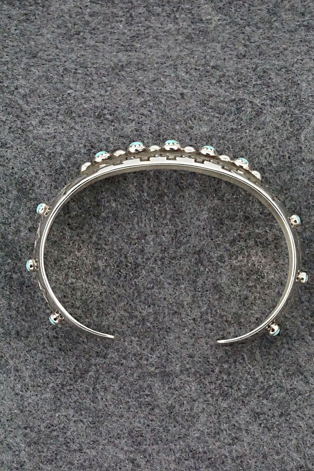 Turquoise and Sterling Silver Bracelet - Debra Lee Tahe