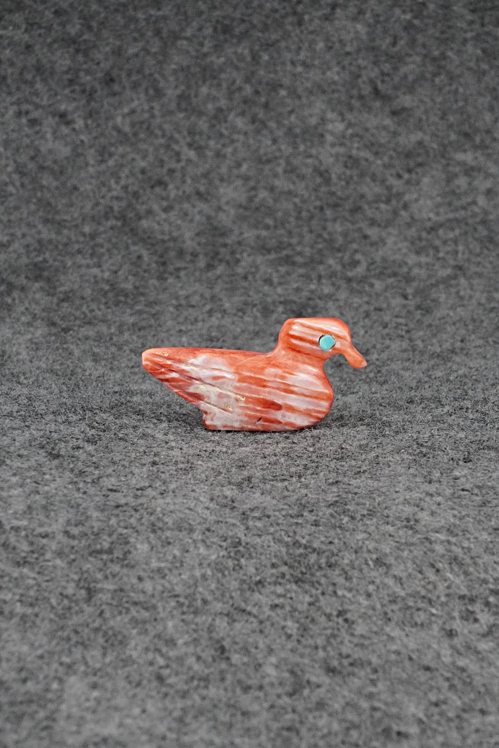 Duck Zuni Fetish Carving - Ronnie Lunasee
