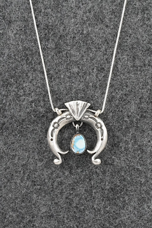 Turquoise & Sterling Silver Necklace - Gary Shorty