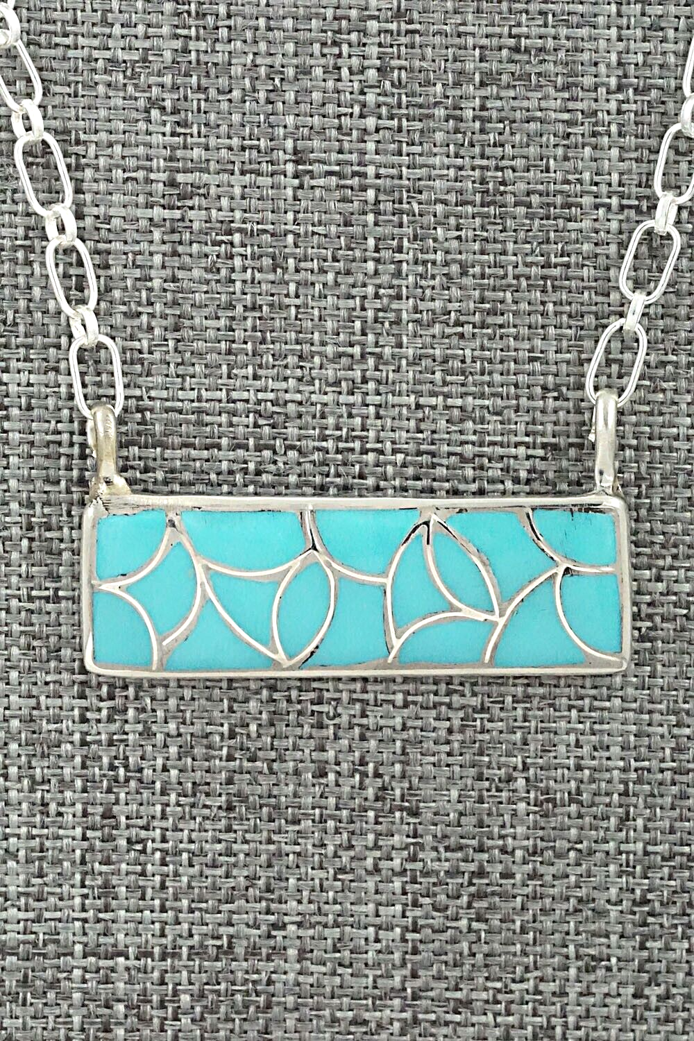 Turquoise & Sterling Silver Necklace - Orena Leekya