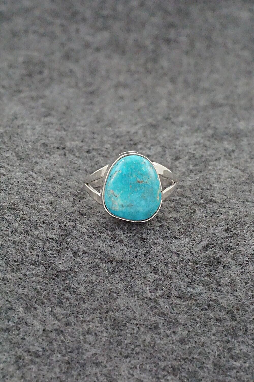 Turquoise & Sterling Silver Ring - Theresa Smith - Size 5.5