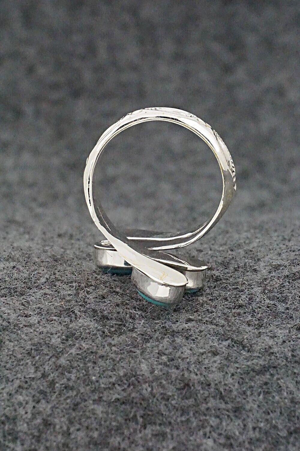 Turquoise & Sterling Silver Ring - Thomas Yazzie - Size 9