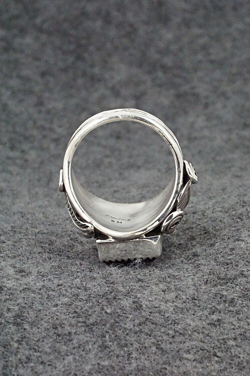 Onyx & Sterling Silver Ring - Darrell Morgan - Size 11.75