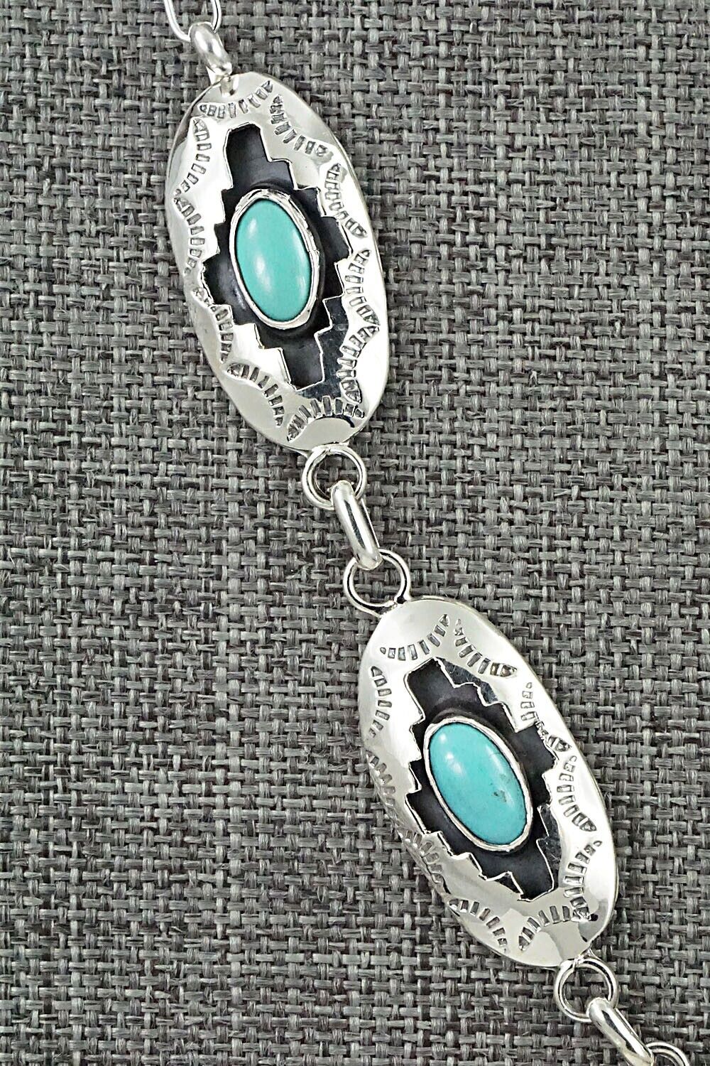 Turquoise & Sterling Silver Necklace - Bobby Platero