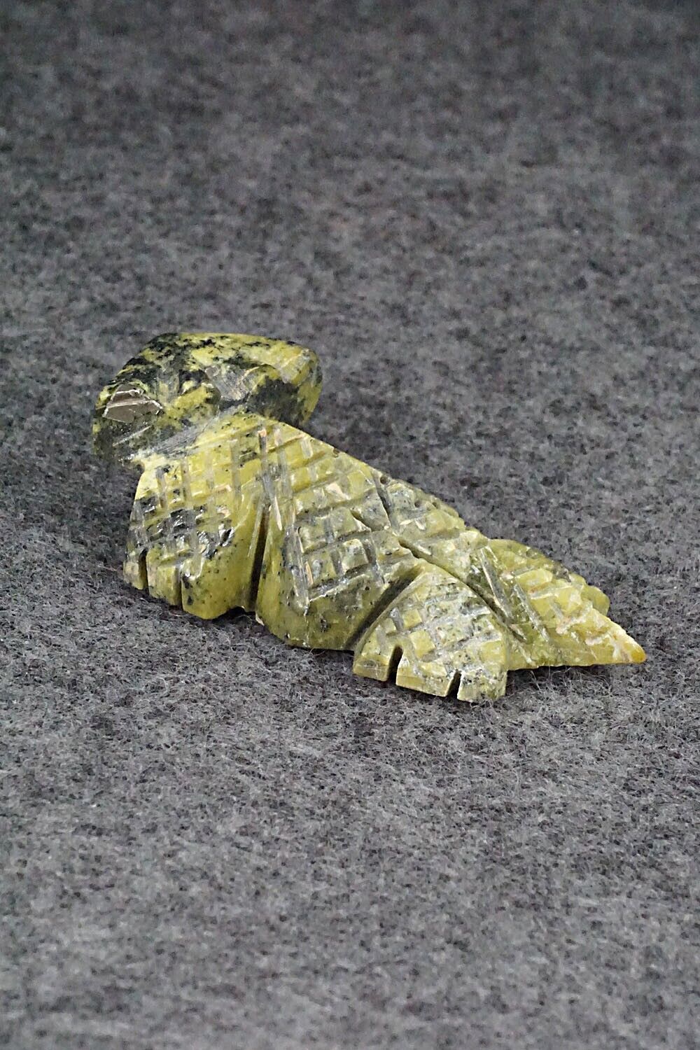 Horned Toad Zuni Fetish Carving - Carl Etsate