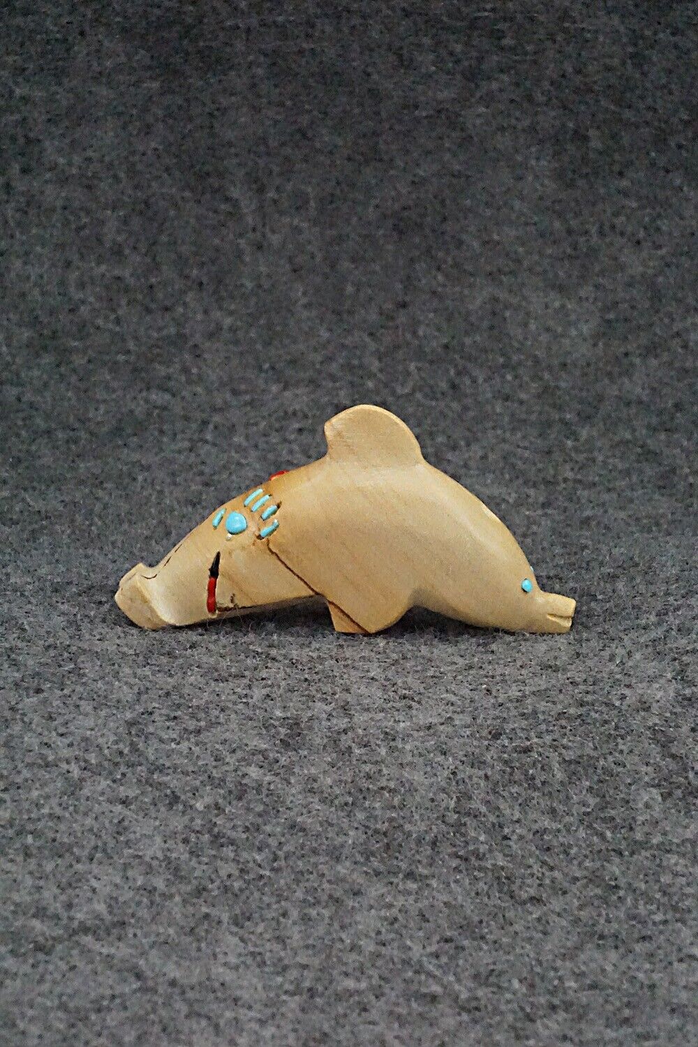 Dolphin Zuni Fetish Carving - Danette Laate
