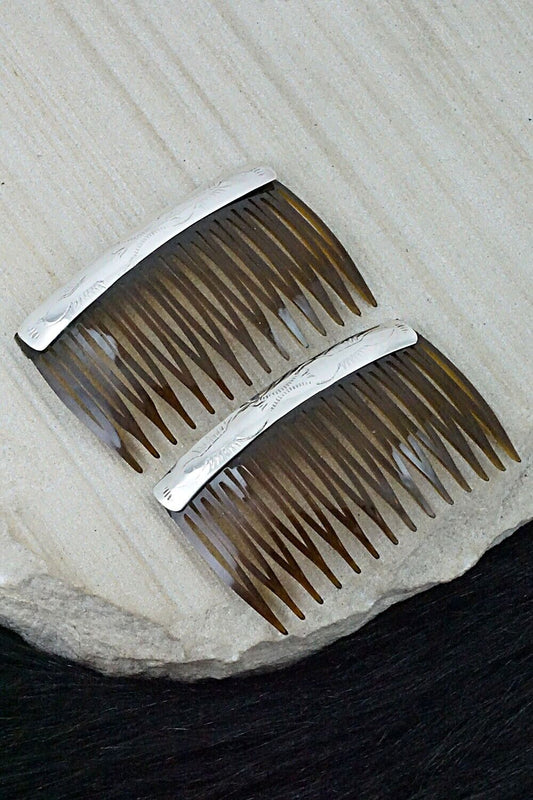 Sterling Silver Hair Combs - Randall Dalgai