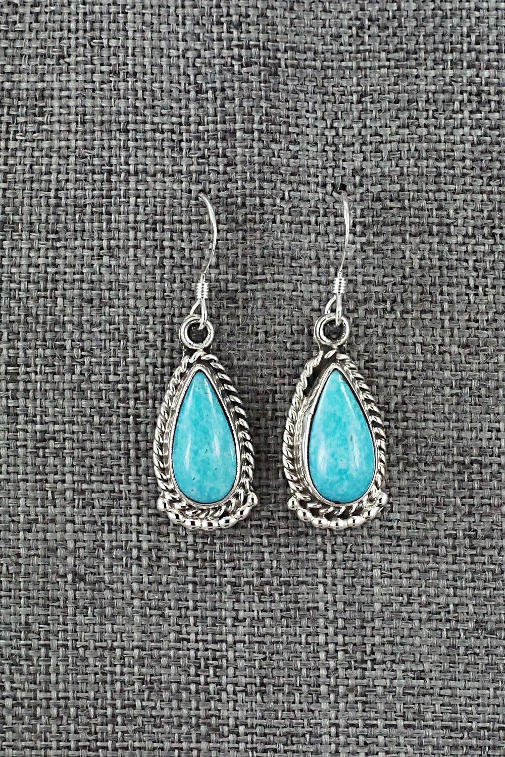 Turquoise and Sterling Silver Earrings - Sharon McCarthy
