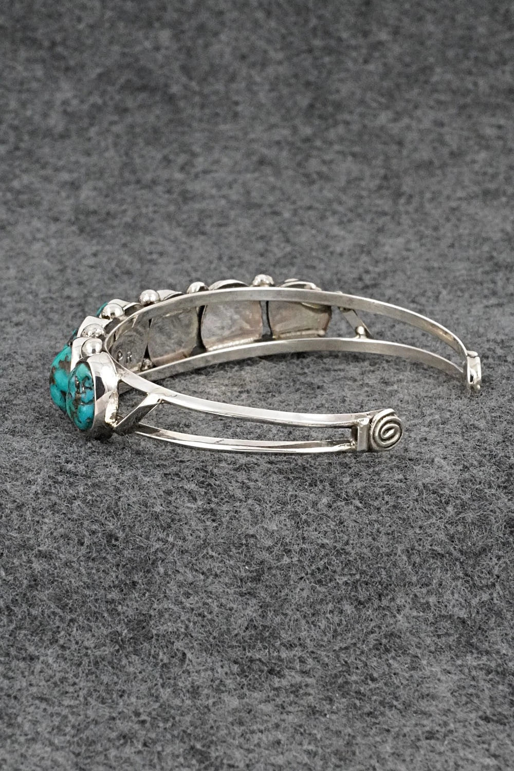Turquoise & Sterling Silver Bracelet - Priscilla Reeder