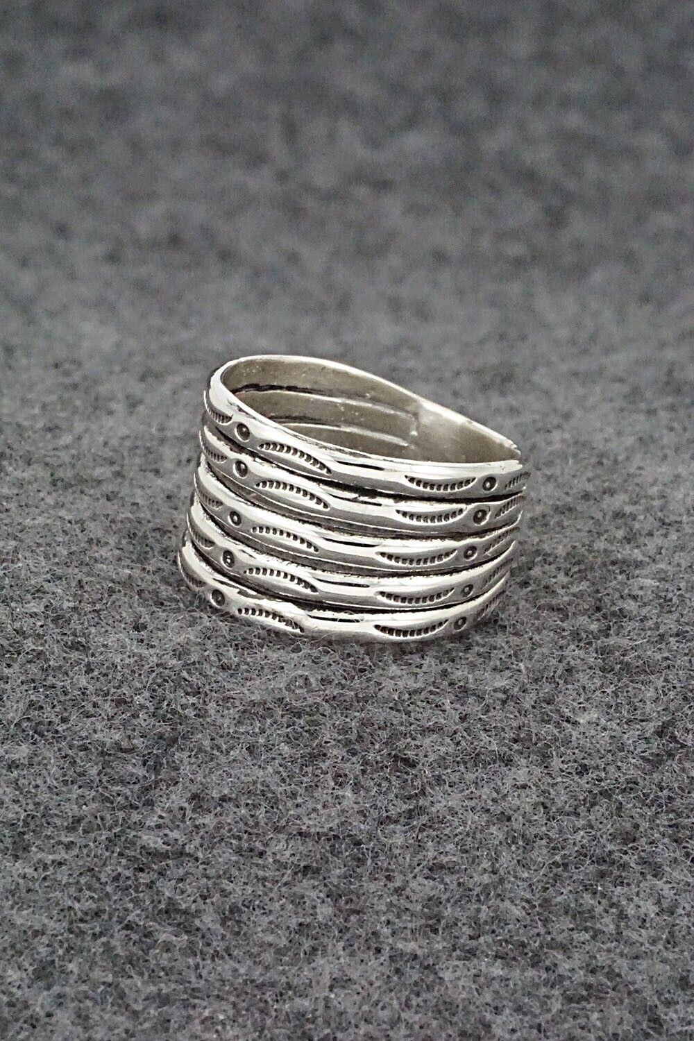 Sterling Silver Ring - Raymond Coriz - Size 8.5