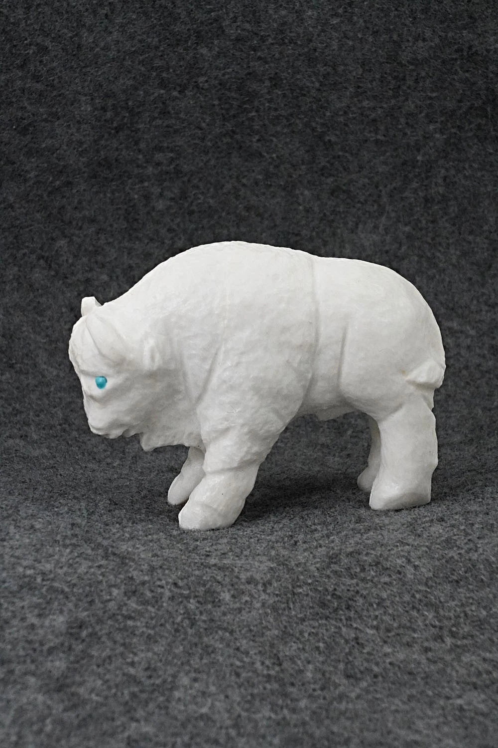 Buffalo Zuni Fetish Carving - Herb Him