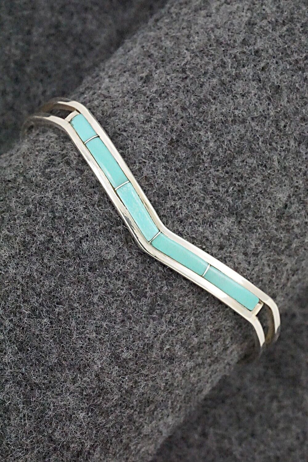 Turquoise & Sterling Silver Bracelet - Jamie Johnson
