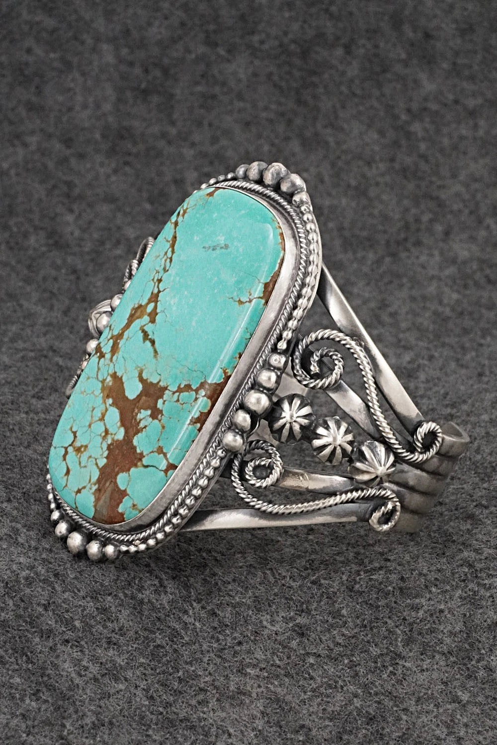Turquoise & Sterling Silver Bracelet - Bobby Johnson