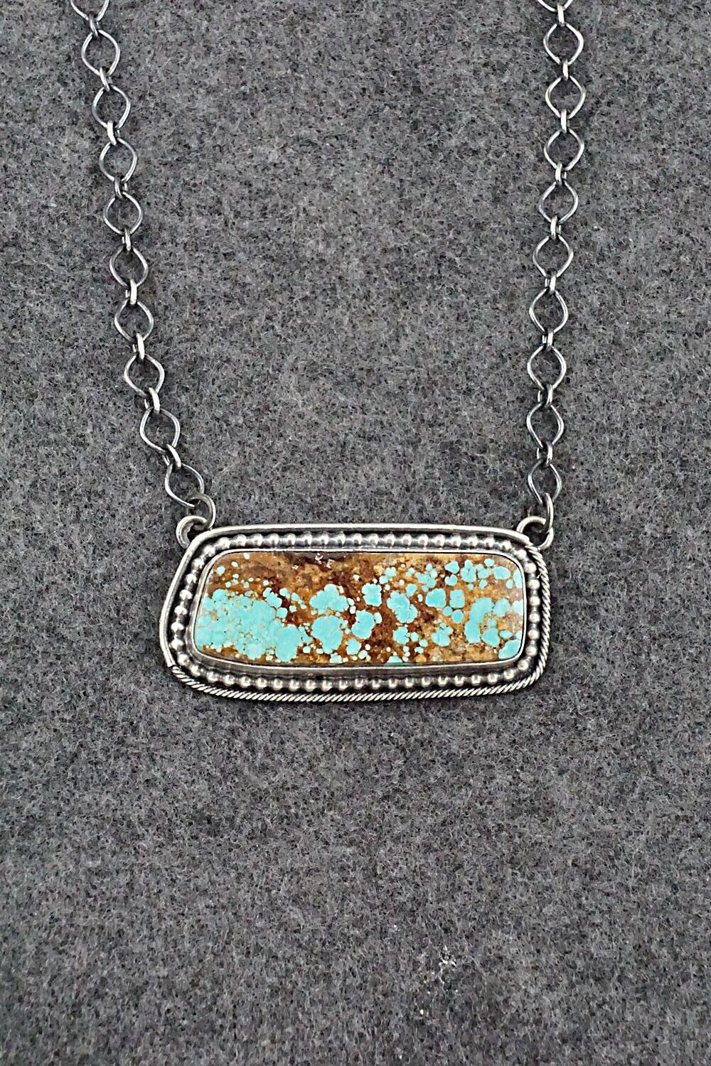 Turquoise & Sterling Silver Necklace - Darrin Livingston