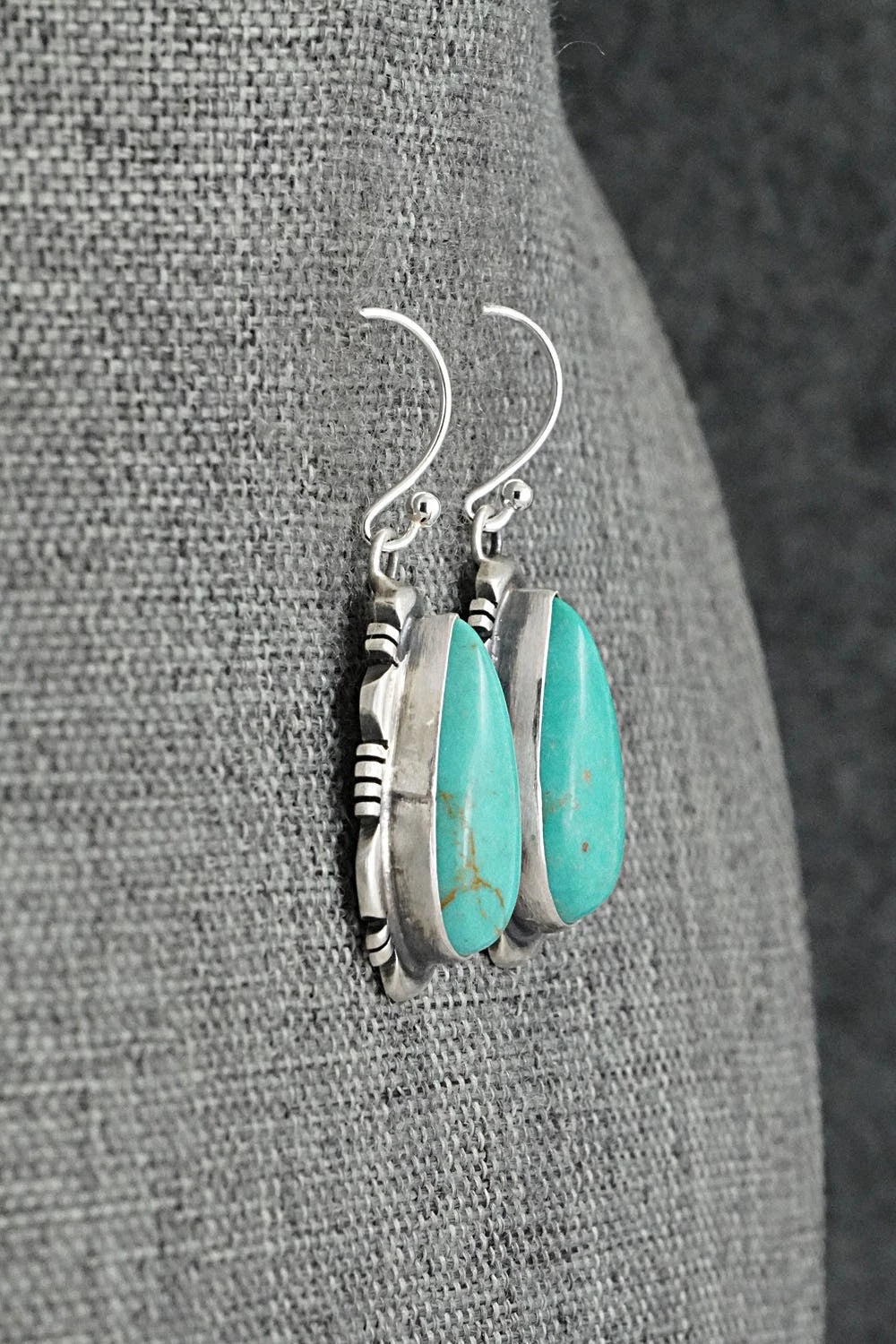 Turquoise & Sterling Silver Earrings - Thomas Francisco