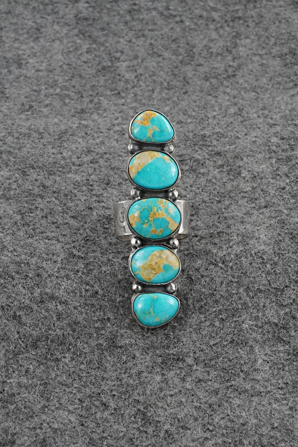 Turquoise & Sterling Silver Ring - Cody Noble - Size 8.5